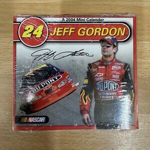Jeff Gordon 2004 Mini Calendar Sealed